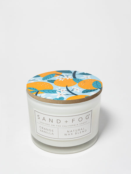 Sand + Fog Orange Vanilla 12 oz scented candle